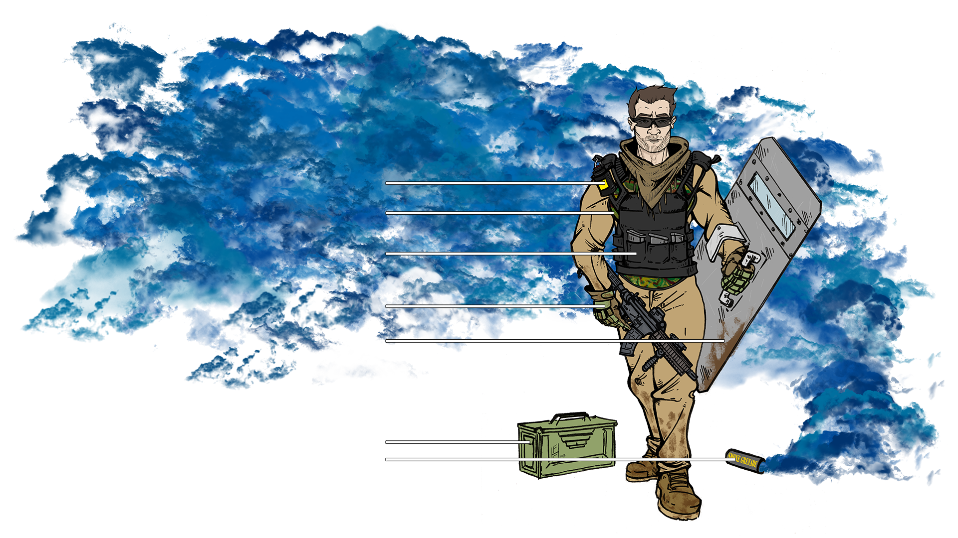 Marquage Airsoft Reality Game